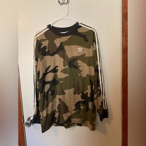 Adidas long sleeve Camo shirt